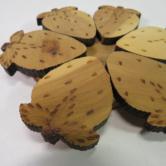 strawberries wood trivet and rubber stamp Fruit Food - Picture 6 of 13
